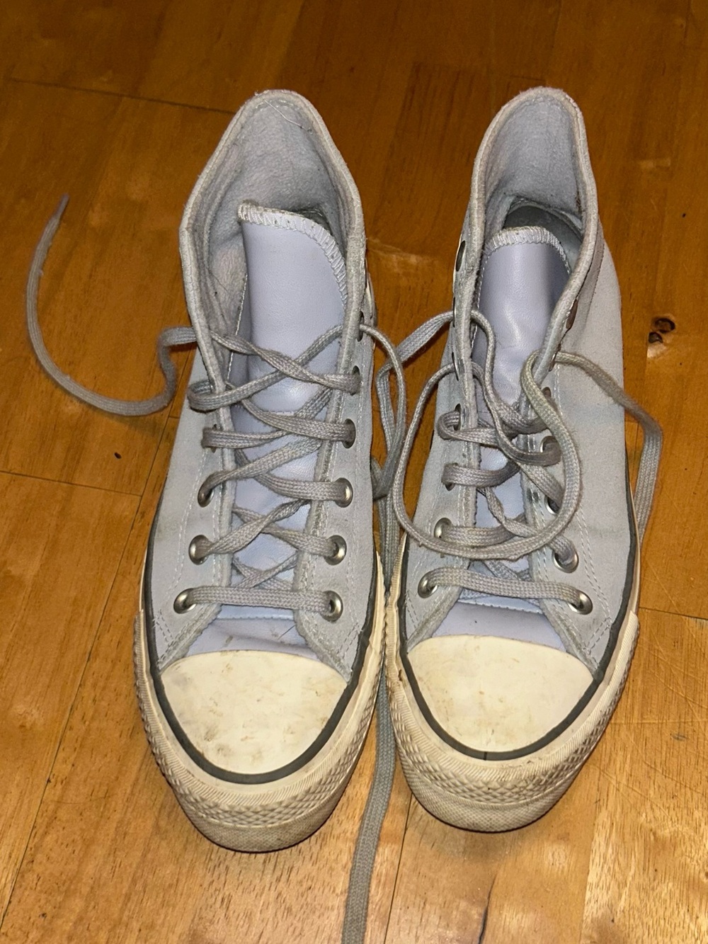 Converse light blue High-Top Canvas Sneakers